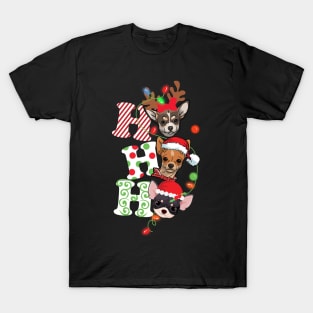 Ho Ho Ho Chihuahua T-Shirt